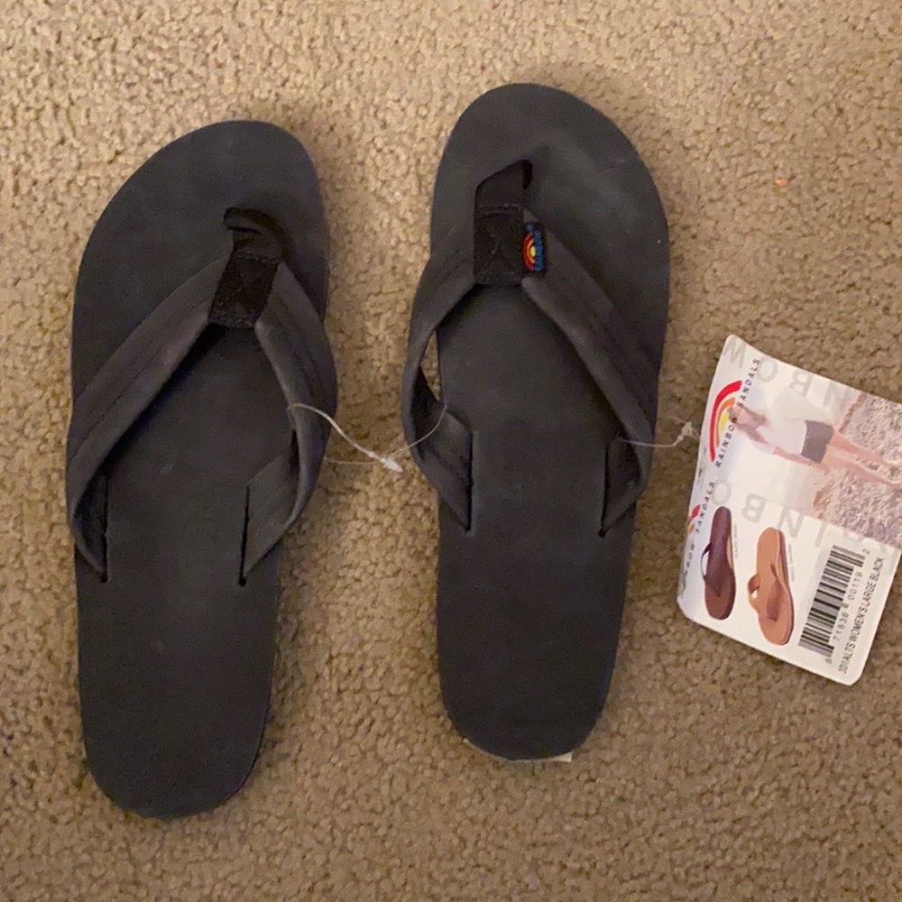 Rainbow Sandals Black